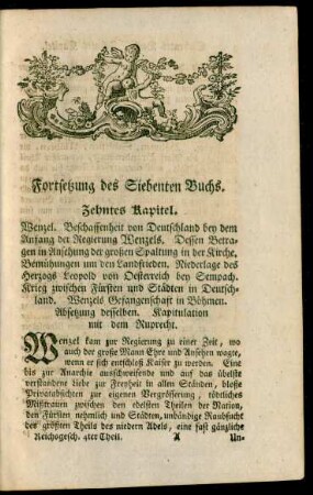 Fortsetzung des Siebenten Buchs.
