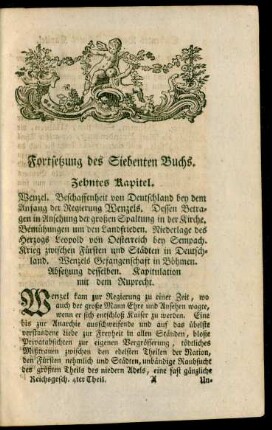 Fortsetzung des Siebenten Buchs.