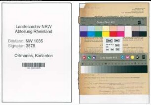 Entnazifizierung Karlanton Ortmanns , geb. 17.01.1910 (Steiger)
