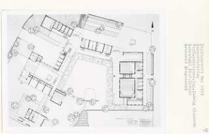 Konservatorium, Berlin-Grunewald (Diplomarbeit bei Willy Kreuer): Grundriss Erdgeschoss 1:200