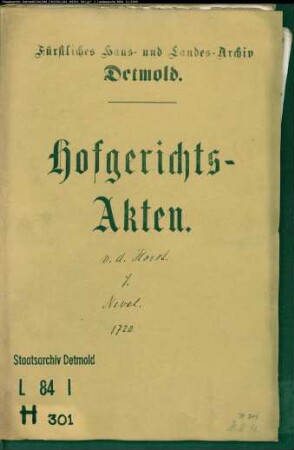 von der Horst, Freiherr zu Milse gegen Jost Nevel zu Evenhausen - Zehnten