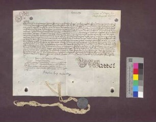 Eidesformel des Franz Christian von Eberstein als Dompropst zu Basel.