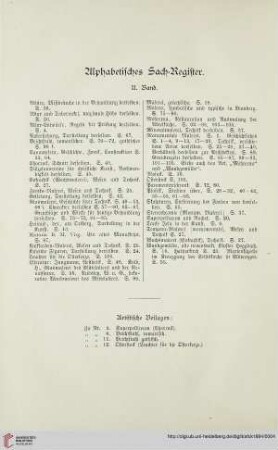 Alphabetisches Sach-Register