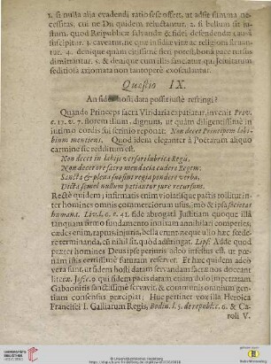 Quaestio IX