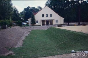 Königs Wusterhausen, Dokumentation zur Wiederherstellung, Schlossgraben am Kulturhaus.