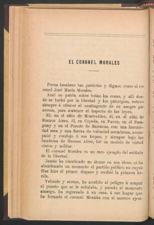 El coronel Morales