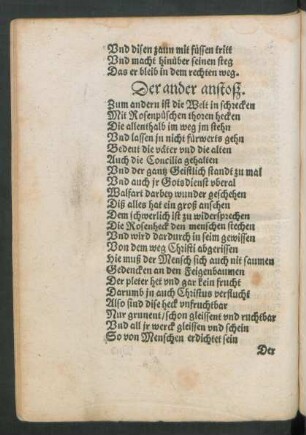 Der ander anstoß.