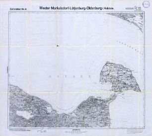 Reichskarte: Einheitsblatt 9 Wester Markelsdorf-Lütjenburg-Oldenburg i. Holstein