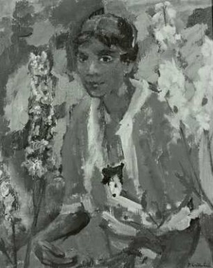 Marion zwischen Rittersporn