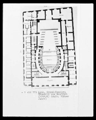 Lyon: Grundriss Grand-Theatre