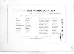 Der fremde Schatten