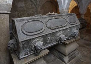 Sarg eines Mitglieds der Familie der Herzöge von Sachsen-Zeitz