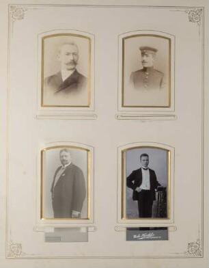 Carte de Visite-Album des Männer-Turnvereins zu Friedenau; Blatt 10