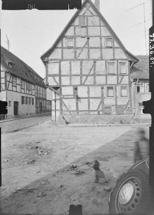 Quedlinburg, Kramerstraße. Wohnhaus. Giebelfront