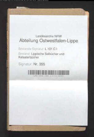 Salbuch des Amtes Brake von 1668, 3. Fassung