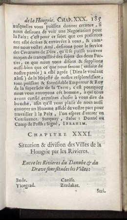 Chapitre XXXI. - Chapitre Dernier.