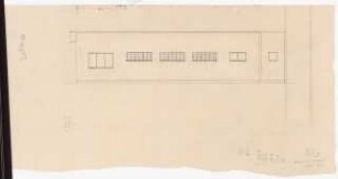 Reichsluftfahrtministerium, Berlin Baubüro im Baugelände: Erweiterung: Ansicht 1:50