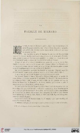 2. Pér. 6.1872: La famille de Mignard