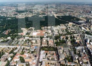 Tiergartenviertel in Berlin : Blickrichtung Nordosten