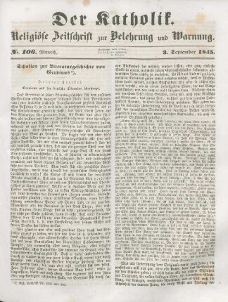 493-495 Scholien zur Literaturgeschichte von Gervinus : Dritter Artikel