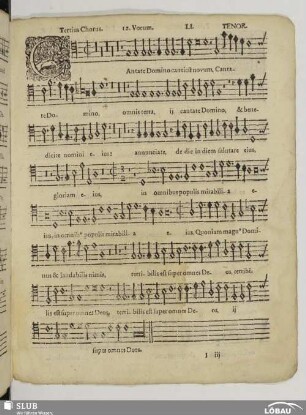 LI. Cantate Domino canticum novum