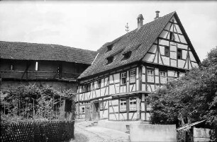 Tübingen-Bebenhausen: Fachwerkhaus am Wehrgang