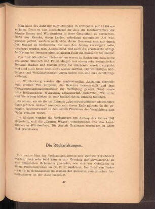 Die Rückwirkungen