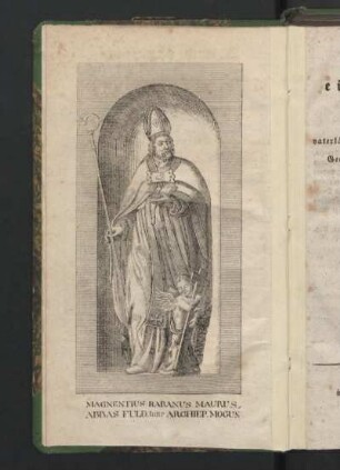Steindruck Rabanus Maurus