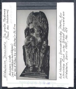 Hildesheim, Domschatz: Die große Madonna (Torso des Holzkerns)