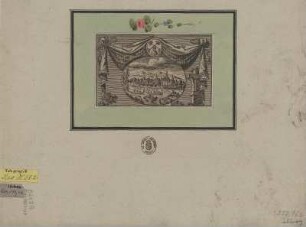 Ansicht von Dippoldiswalde, Kupferstich, um 1720? : Dippoldswalda. - [S.l.] , [um 1720?]. - 1 Kunstbl. : Kupferst. ; 15 x 9 cm