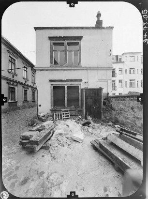 Dresden-Neustadt, Bautzner Straße 6. Hinterhaus. Seitenfront
