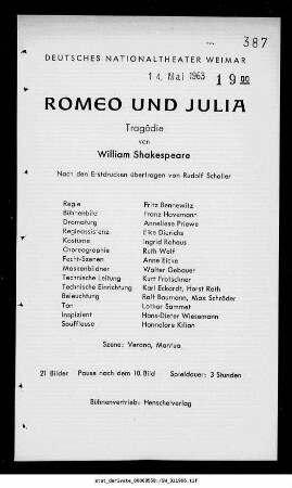 Romeo und Julia