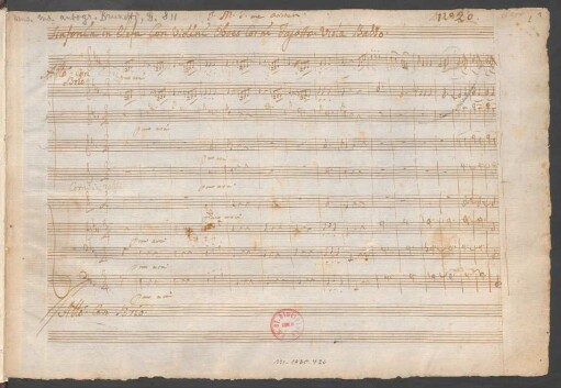 Sinfonien; orch; Es-Dur; LabB 309; JenB 20