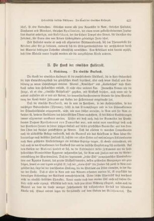 1. Einleitung. - Die römische Baukunst.
