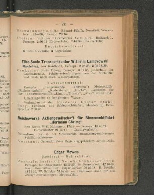 Reichswerke Aktiengesellschaft für Binnenschiffahrt "Hermann Göring"