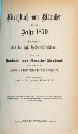 Adreßbuch für München. 1879,1