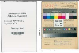 Entnazifizierung Karl Goering , geb. 30.11.1908 (Kraftfahrzeugwerkstattbesitzer)
