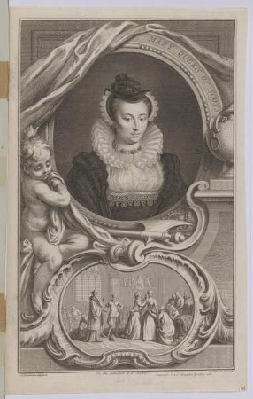 Bildnis der Mary, Quenn of Scots.