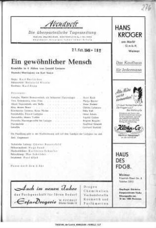 Ein gewöhnlicher Mensch