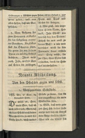 [Neunte Abtheilung. - Zehnte Abtheilung.]
