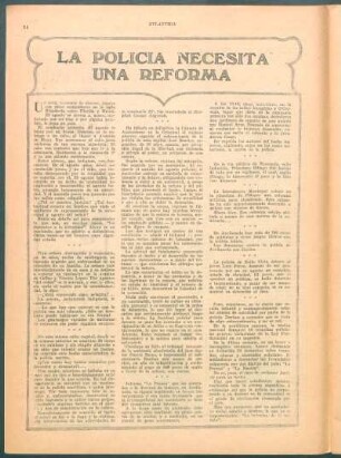 La policia necesita una reforma