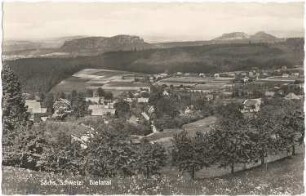 Rosenthal-Bielatal-Bielatal. Blick auf Bielatal, Ansichtskarte