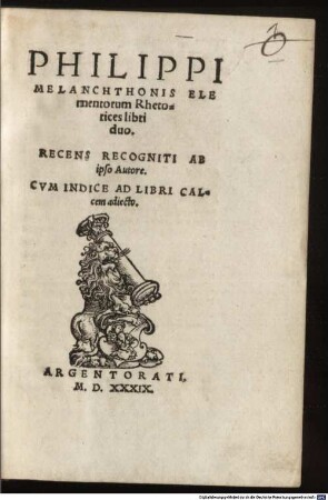 Elementorum Rhetorices libri duo