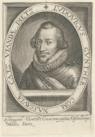 Bildnis von Ludovicvs Gvnther, Comes Nassaviae