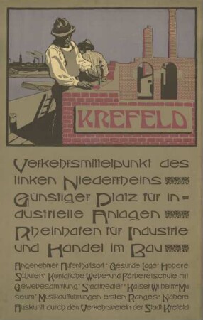 Krefeld. Verkehrsmittelpunkt des linken Niederrheins