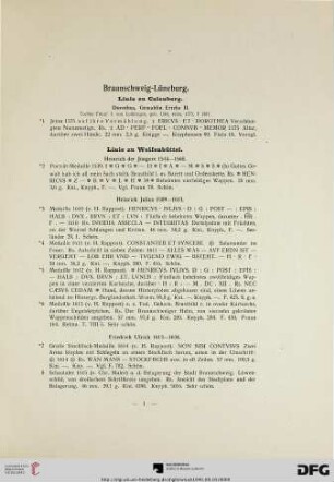 Braunschweig-Lüneburg (Nr. 1-254)