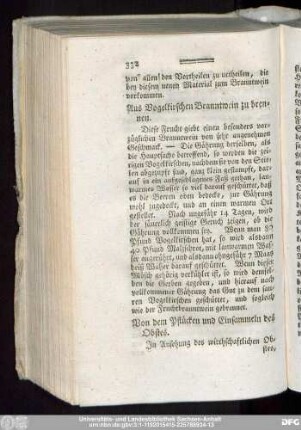 Aus Vogelkirschen Branntwein zu brennen.