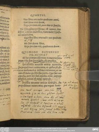 Quomodo Differunt Principia?