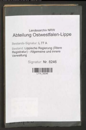 Straßenbau.- Straßenzug II.- Distrikt 9 Blomberger Ziegelei - Diestelbrücke