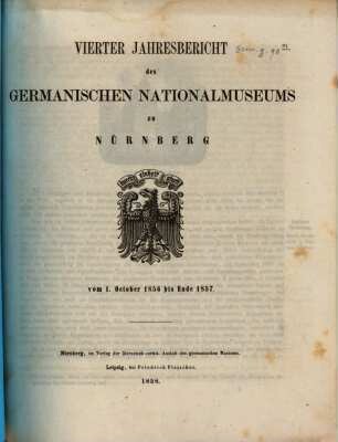 Jahresbericht. 4. 1856/57 (1858)